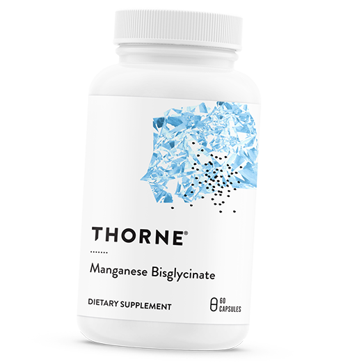 

Марганец Бисглицинат, Manganese Bisglycinate, Thorne Research 60капс (36357118)