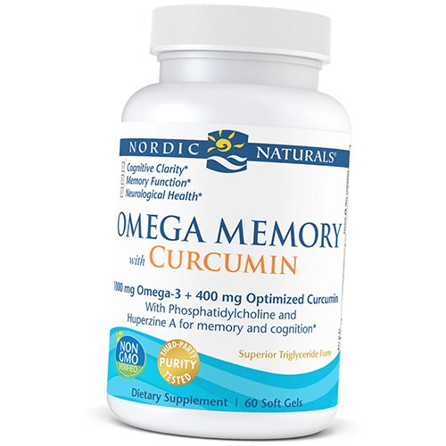 

Omega Memory with Curcumin Nordic Naturals 60гелкапс (67352030)