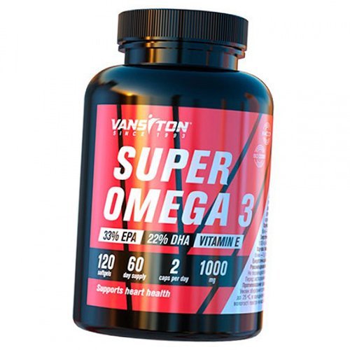 

Омега 3, Super Omega 3, Ванситон 120гелкапс (67173003)
