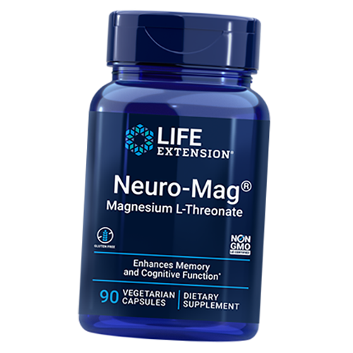 

Магний L-треонат, Magnesium L-Threonate, Life Extension 90вегкапс (36346066)