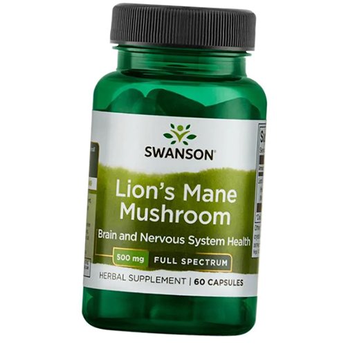 

Lion's Mane Mushroom Swanson 60капс (71280038)