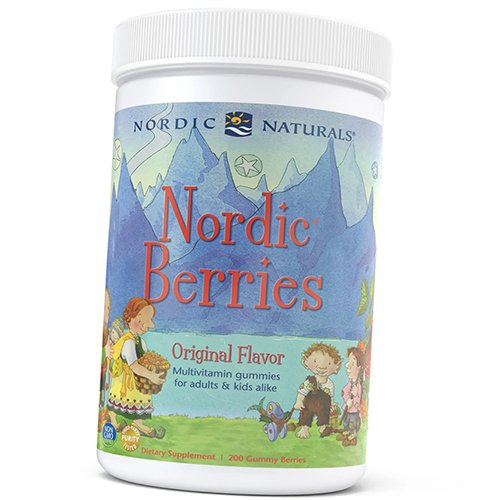 

Витамины для детей, Nordic Berries, Nordic Naturals 200таб Натурал (36352030)
