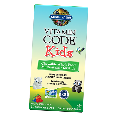 

Garden of Life Vitamin Code Kids Multivitamin 30таб Вишня-ягода (36473013)