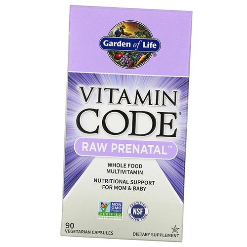 

Garden of Life Vitamin Code Raw Prenatal 90вегкапс (36473009)