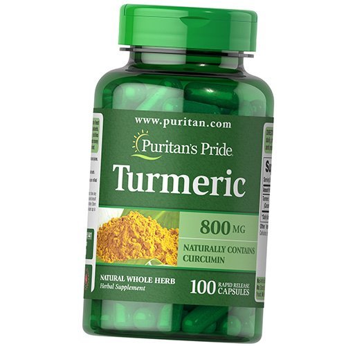 

Экстракт корня куркумы, Turmeric 800, Puritan's Pride 100капс (71367038)