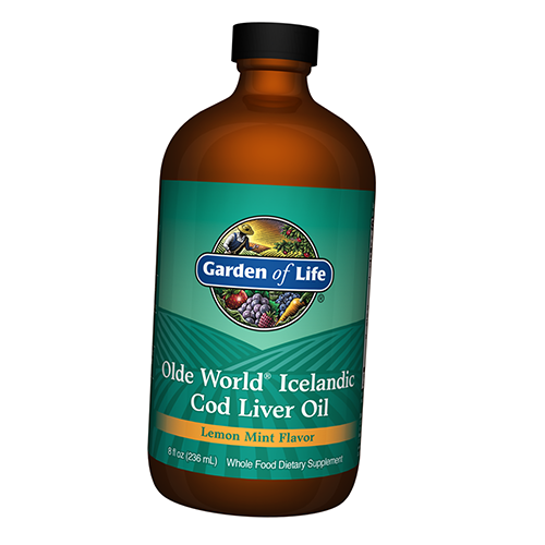 

Olde World Icelandic Cod Liver Oil Garden of Life 236мл Лимон-мята (67353032)