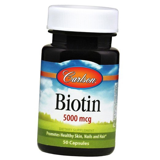 

Биотин, Biotin 5000, Carlson Labs 50капс (36353074)