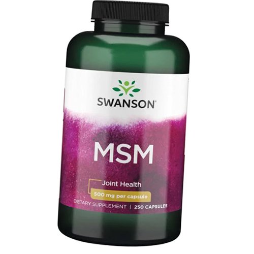 

МСМ, Метилсульфонилметан, MSM 500, Swanson 250капс (03280006)