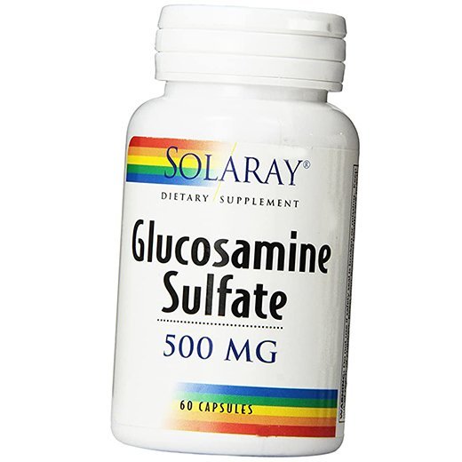 

Глюкозамин Сульфат, Glucosamine Sulfate 500, Solaray 60капс (03411002)