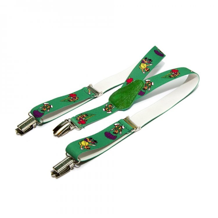 

Подтяжки Gofin suspenders Детские С Черепашками Зеленые Pbd-15014 158874