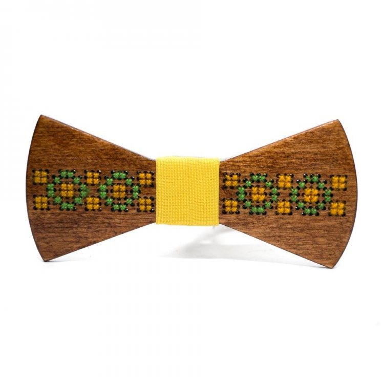 

Галстук Бабочка Gofin wood Вышивка 10.5 x 4.5 см Дерево GBDH-8210 5274276