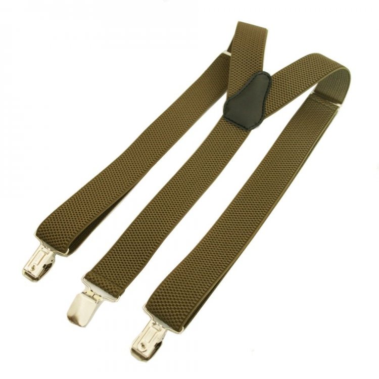 

Мужские Подтяжки Gofin suspenders 3.5см Cтрейч-ткань Однотонные Хаки Pbp-4608 5141298