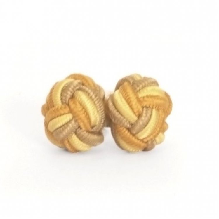 

Запонки Handmade Тканевые Желто-Бежевые Zphs-3139 158044