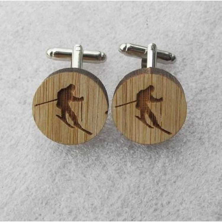 

Запонки Handmade Деревянные Лыжник Dzp-0669 158344