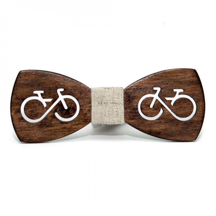 

Галстук Бабочка Gofin wood Велосипед 11.5 x 4.5 см Дерево GBDH-8431 5358747