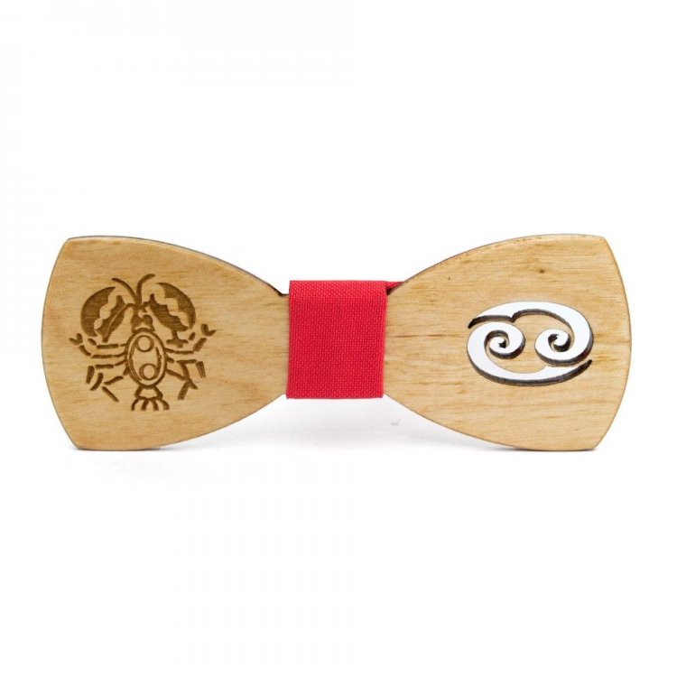 

Галстук Бабочка Gofin wood Со Знаком Зодиака Рак 11.5 x 4.5 см Дерево GBDH-8310 5328111