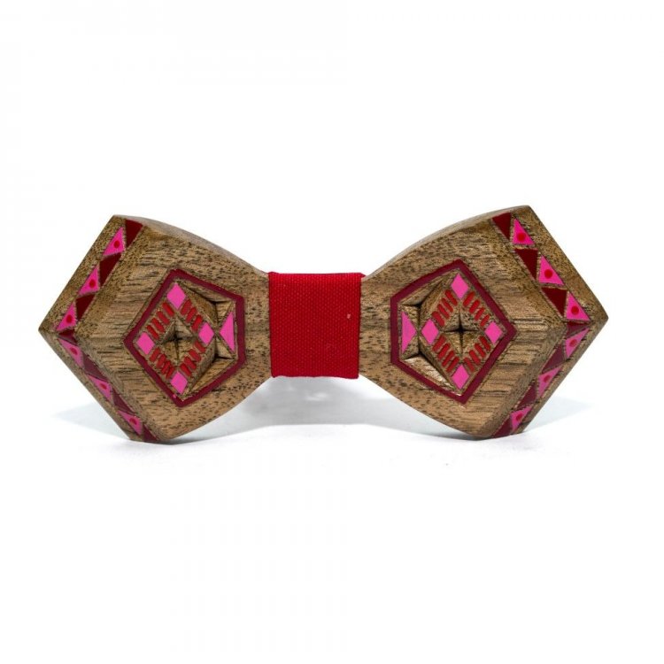 

Галстук Бабочка Gofin wood С Рисунком Вышивки 12 x 5 см Дерево GBDH-8334 5291703
