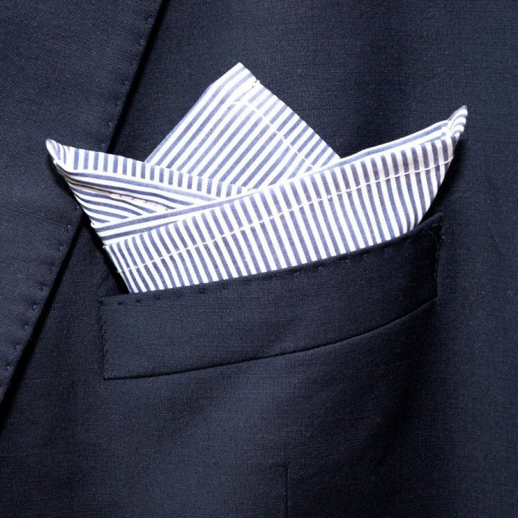 

Мини Платок Gofin shawl В Синие Полоски Pl-154 158312