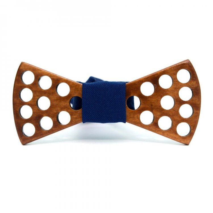 

Детская Галстук-Бабочка Gofin wood С отверстиями 9 x 4 см Дерево GBDH-8367 5358303