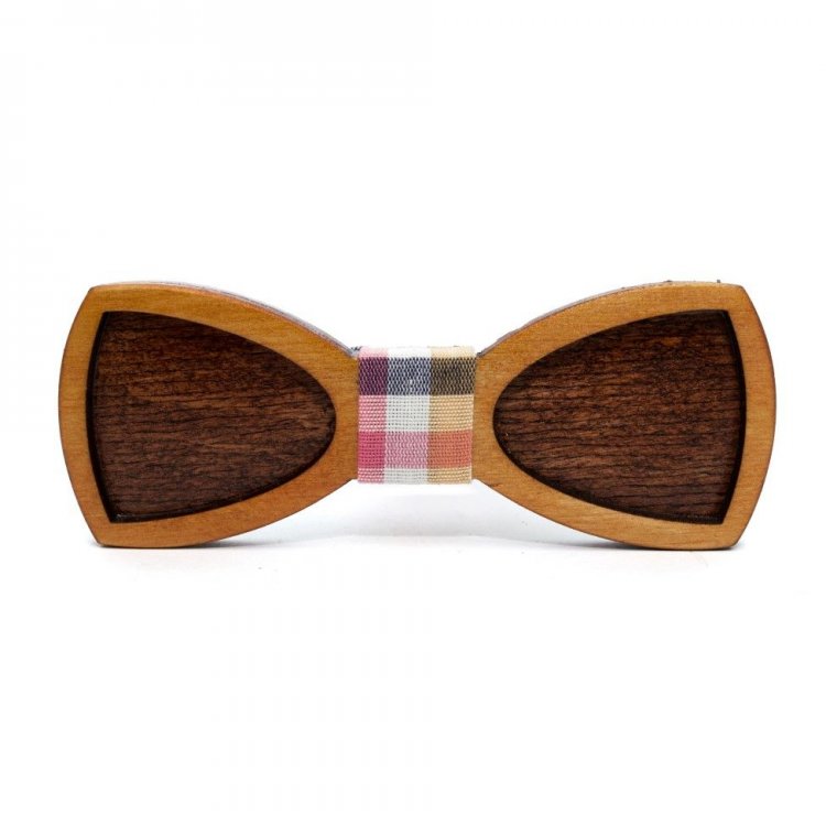 

Галстук Бабочка Gofin wood Двухслойная С Вырезом 11.5 х 4.5 см Дерево Gbdh-8190 5150067