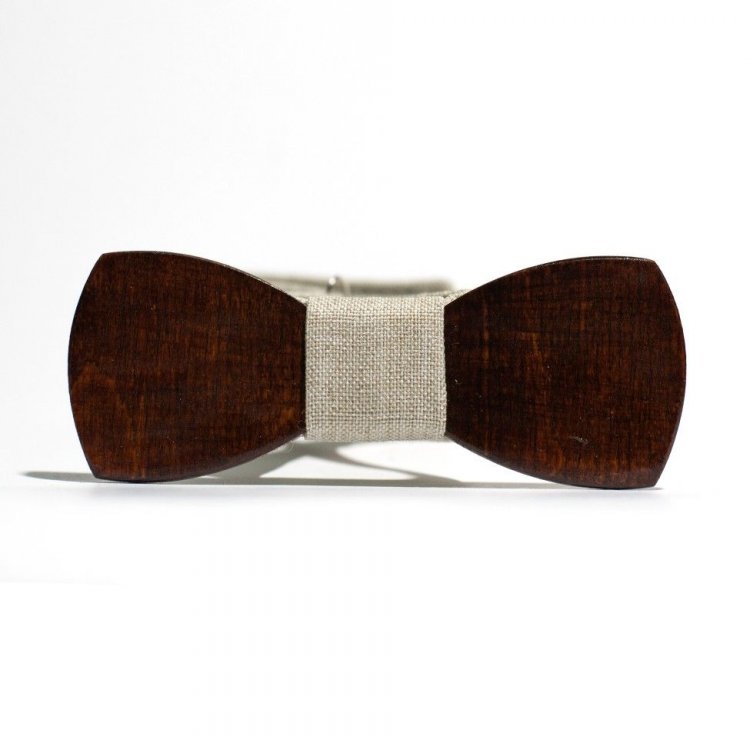 

Галстук Бабочка Gofin wood Детская Класическая 9 x 3 см Дерево Темная GBDH-8055 5273610