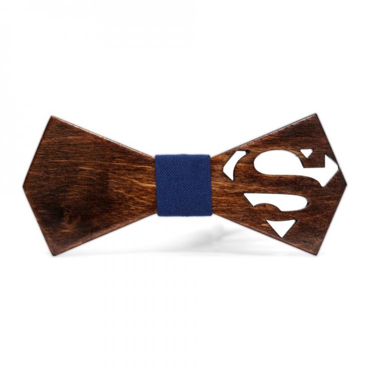 

Галстук Бабочка Gofin wood Супермен 11.5 x 4.5 см Дерево Темная GBDH-8088 5273721