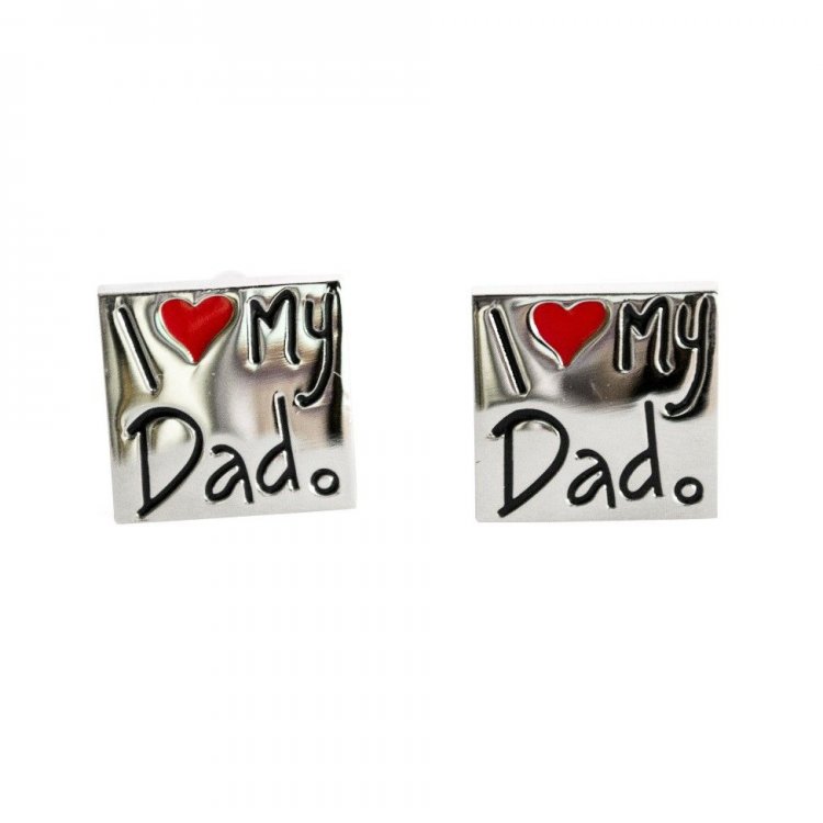 

Запонки Handmade I Love Me Dad Металл Zph-1156 5229543