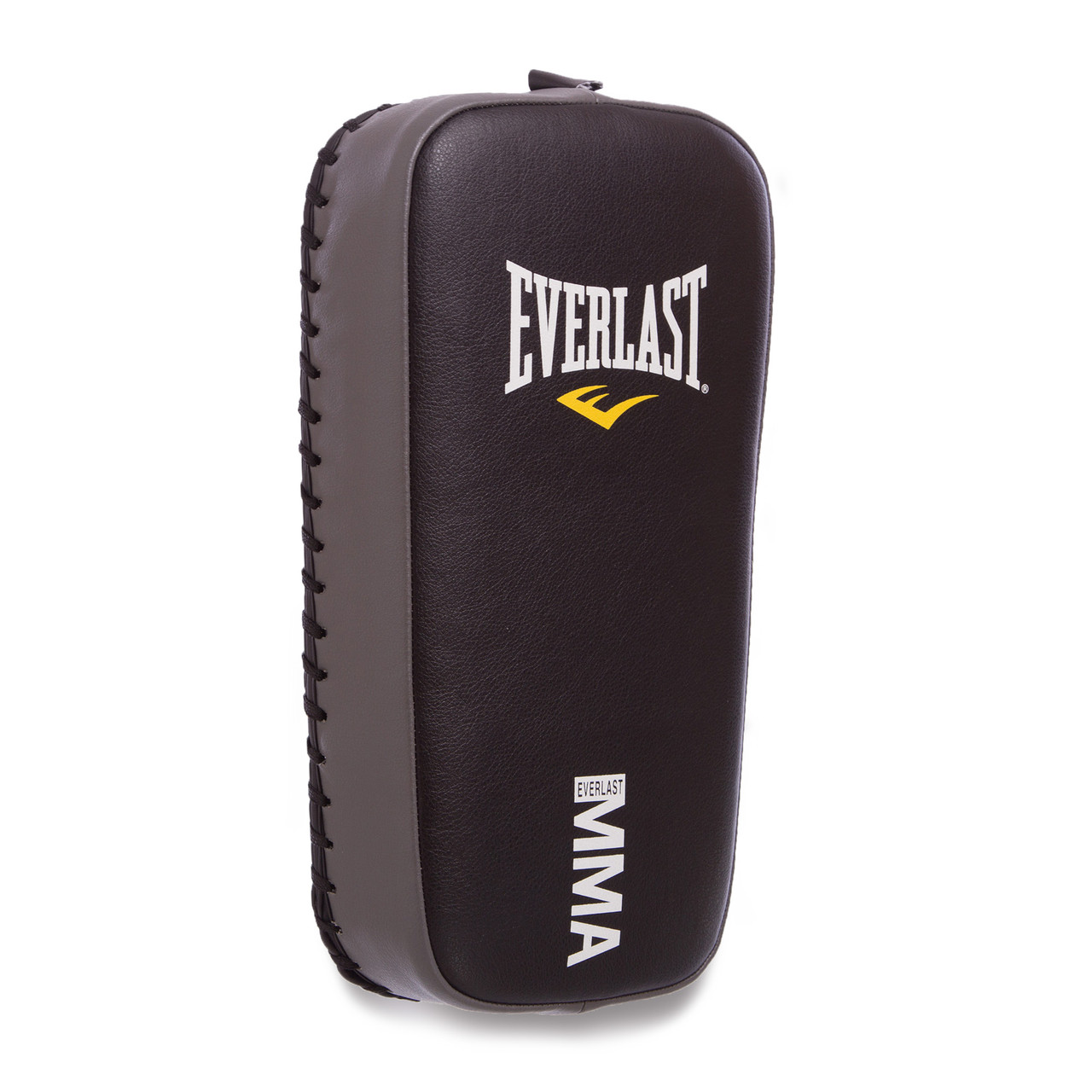 

Пряма маківара тай-пед для тайського боксу EVERLAST для змішаних єдиноборств Чорно-сірий (7517)