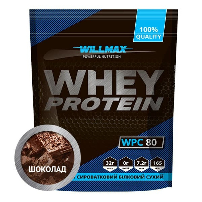 

Протеин Willmax Whey Protein 80% 920г Шоколад