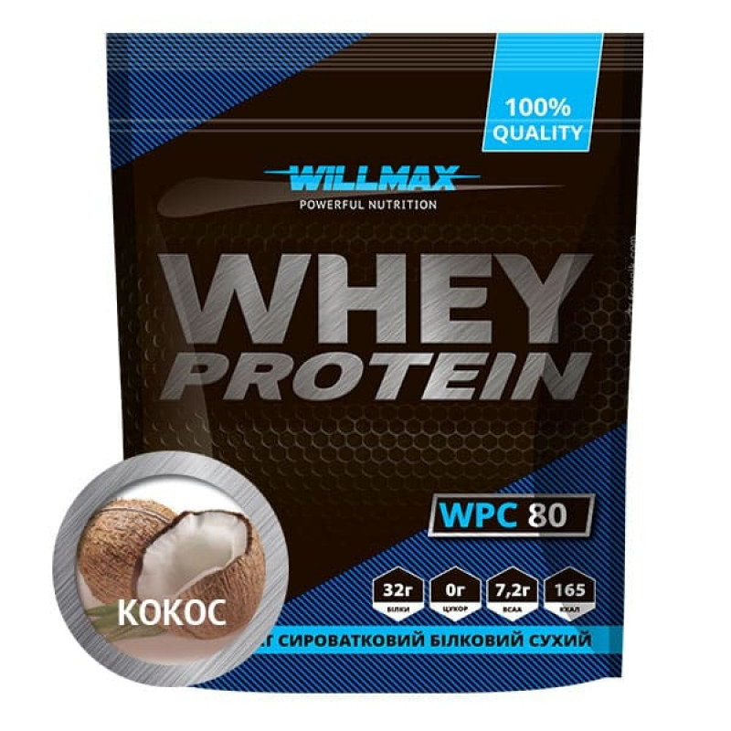

Протеин Willmax Whey Protein 80% 920г Кокос
