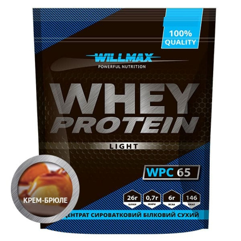 

Протеин Willmax Whey Protein Light 65% 1кг Крем-Брюле