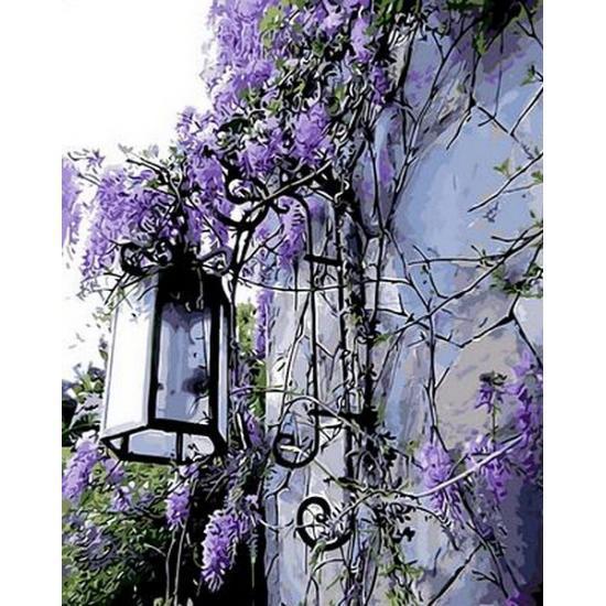 

Картина по номерам Q442 Сиреневый фонарь, 40x50 см., Mariposa