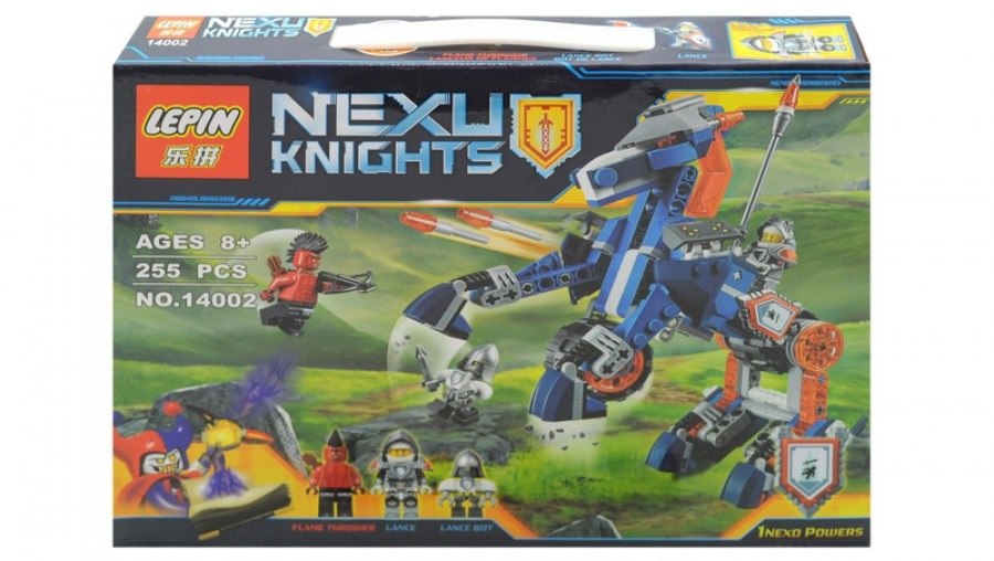 

Конструктор Lepin Nexo Knights, Ланс и его механический конь, 14002