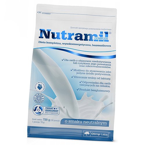 

Заменитель питания Olimp Nutrition Nutramil complex 720г Натурал (05283012)