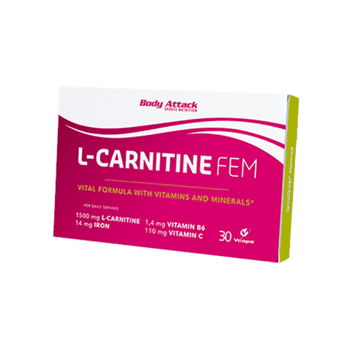 

L-Carnitine FEM Body Attack 30вегкапс (02251001)