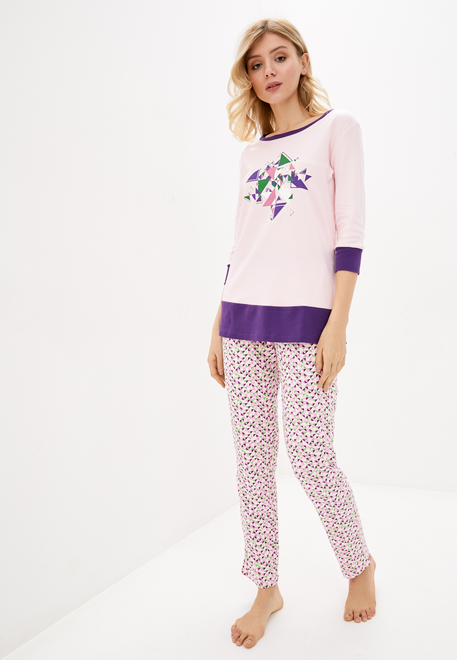 

Пижама Roza 190106  Розовая, Пижама Roza 190106 5XL Розовая