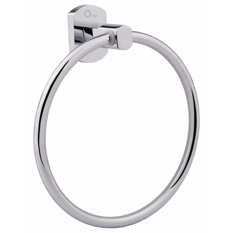 

Полотенцедержатель кольцо Q-tap Liberty CRM 1160 QTLIBCRM1160 хром (53537)