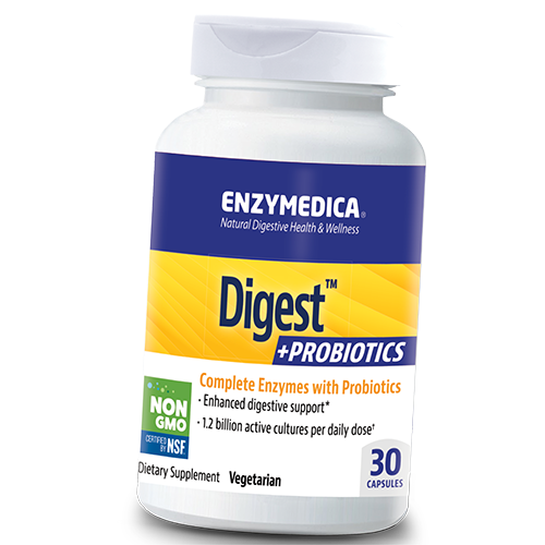 

Digest + Probiotics Enzymedica 30капс (69466007)