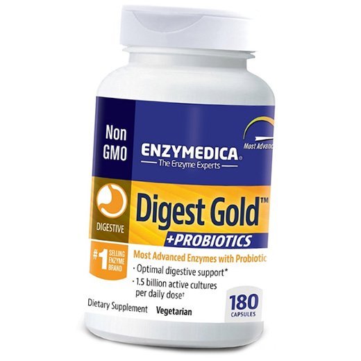 

Digest Gold + Probiotics Enzymedica 180капс (69466002)
