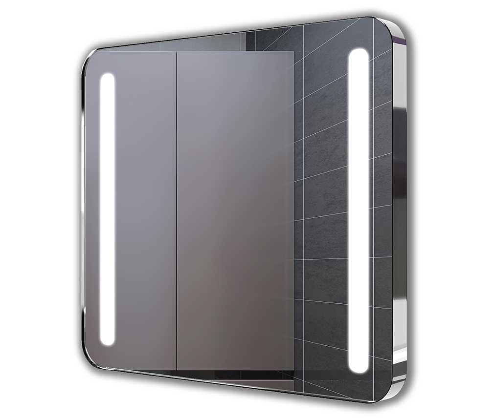 

Зеркало J-MIRROR Linda Inox Gloss 45х50 см с LED подсветкой (39465)