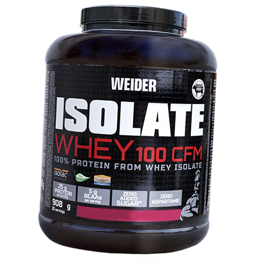

Isolate Whey 100 CFM Weider 908г Клубника (29089012)