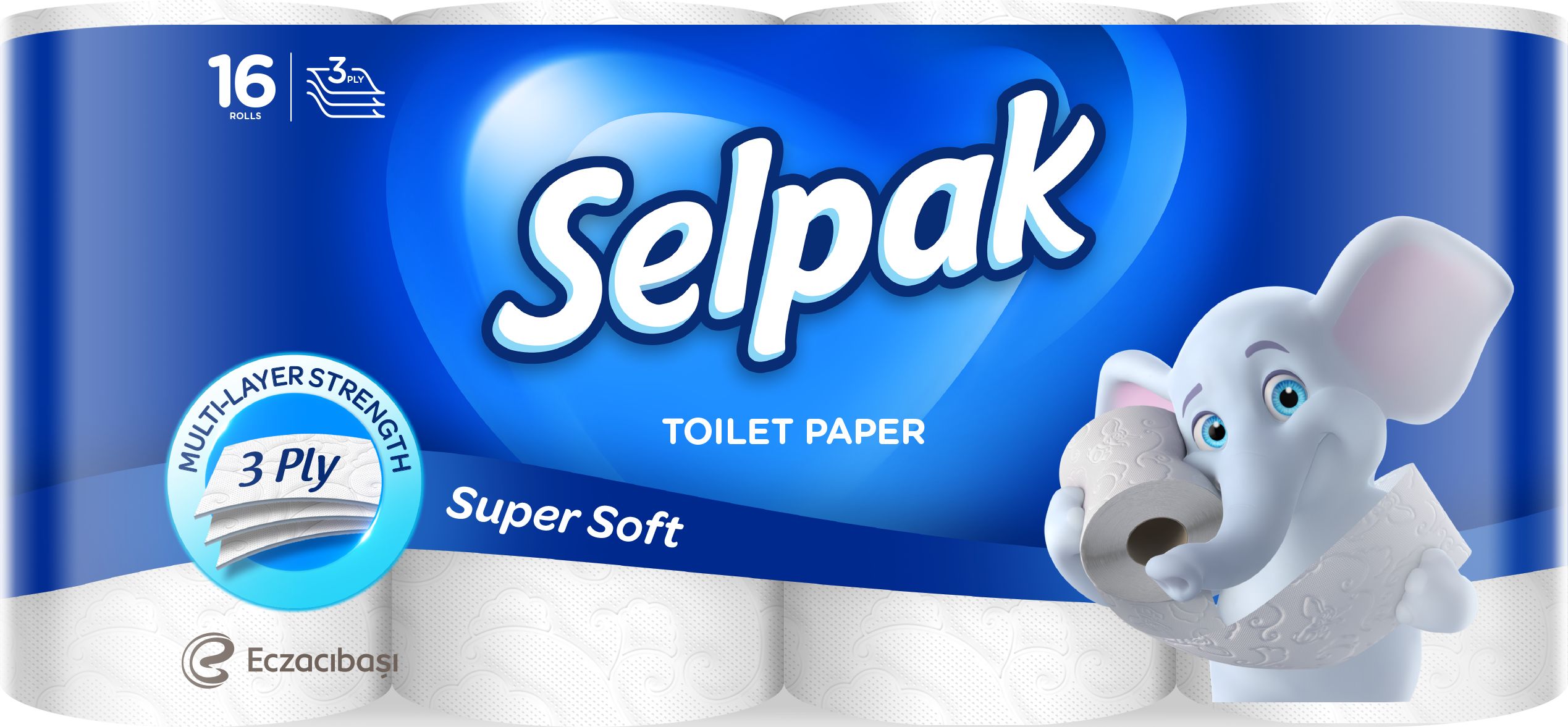 Акція на Туалетная бумага Selpak трехслойная Белая 16 рулонов (8690530134546) від Rozetka UA