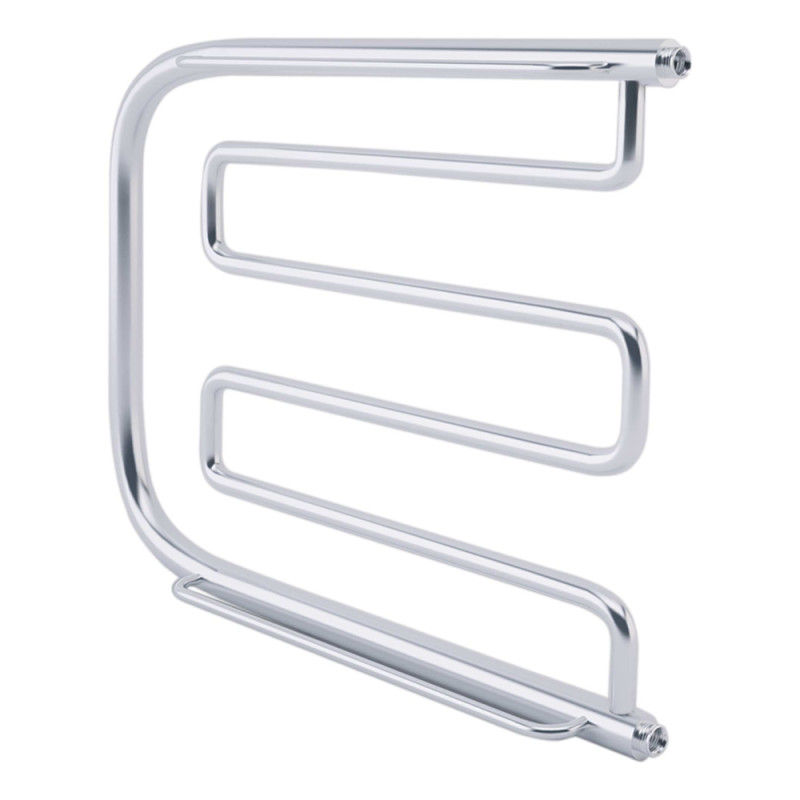 

Водяной полотенцесушитель Змеевик Полотенцесушители UA D38/20х1/2" 50х100 с полкой UAZMPMD38201250100 хром (54443)