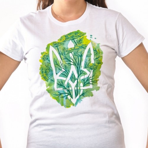 

Футболка жіноча Тризуб Укроп, бавовна, розмір , 2300000006888, білий, Футболка жіноча Тризуб Укроп, бавовна, розмір L, 2300000006888, білий