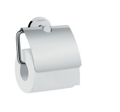 

Держатель для туалетной бумаги с крышкой Hansgrohe Logis 41723000, хром (29622)