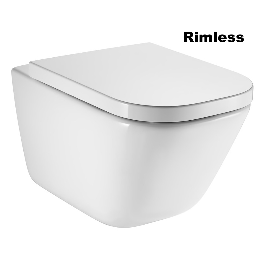 

Унитаз подвесной Roca GAP Clean Rim c сиденьем Soft-Close A34H47C000 белый (30209)