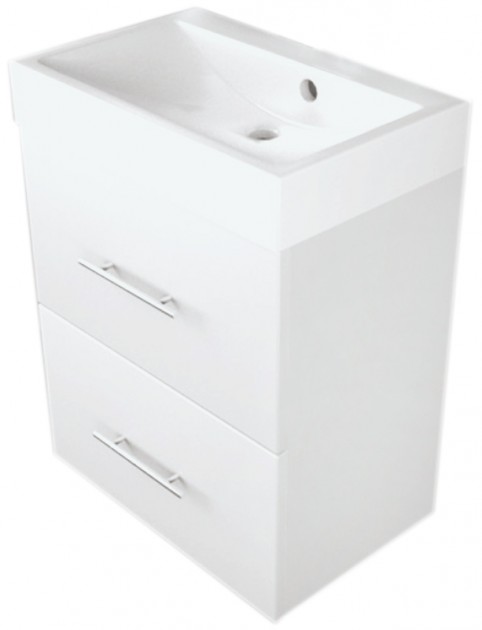 

Тумба Fancy Marble Crete 55 ШН-22М с раковиной UM-550 Белый