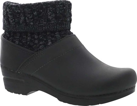 

Женские ботинки Dansko Chloe Sweater Knit Clog Black Oiled Pull Up Leather 38