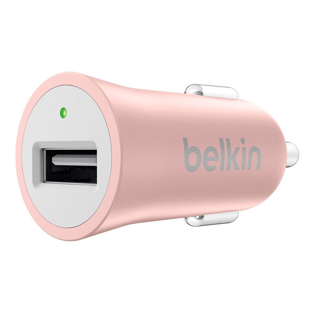 

Автомобильное ЗУ Belkin Car Charger 12W USB 2.4A, Mixit Metallic, rose gold