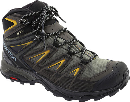 

Мужские ботинки Salomon X Ultra 3 Mid GOR-TEX Hiking Shoe Castor Gray/Black 46.5